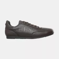 Tenis Guess Originales Hombre Casuales Cafe Cómodos Logo