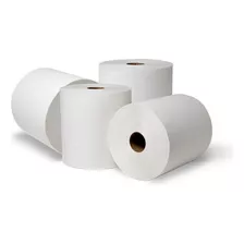 Papel Toalha Bobina Celulose C/6 Rolos 20cm X 200m 