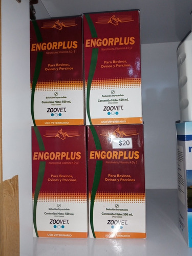 Engorplus Con Nandrolona Y Vitamina Ade Para Ganado Bovinos.