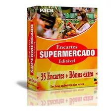 Encartes Supermercado Pack 35 Encartes Editável