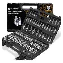 Mulwark Juego De 64 Piezas Master-torx-automotive-mechanics-