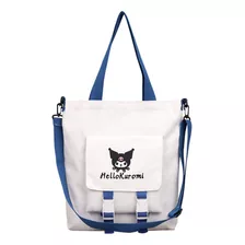 Bolsa De Lona Kuromi Para Mujer Bolsa Playa Tote Bag