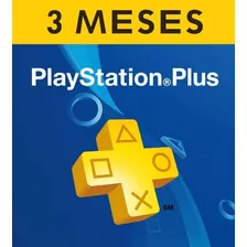 Playstation Plus 3 Meses [ Código Digital ] Usa 