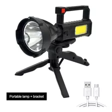 Foco Linterna Led 350mt +usb+trípode. Ofertas Claras Color De La Linterna Negro Color De La Luz Blanco