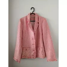 Saco Rojo Blanco Femme - Michelle Belau