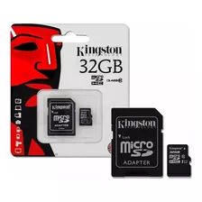 Memoria Micro Sd 32 Gb Kingston Clase 10 Sdcs/32gb