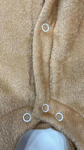 Enterito Bebe Beba Recien Nacida Plush Abrigado + Gorrito 3