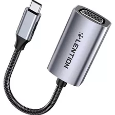 Lention Adaptador Usb C A Vga, Convertidor De Cable Vga Tipo