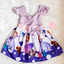 Vestido Princesinha Sophia (6 A 24 Meses) Disney Roxinho