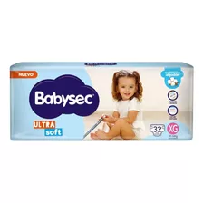 Babysec Ultra Soft Xg X32u Pañales Descartables Género Sin Género Tamaño Extra Grande (xg)