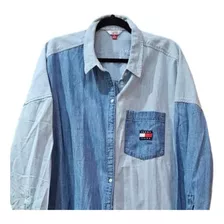 Tapado Oversize De Jean Liviano - Tommy Hilfiger - Talle Xxl