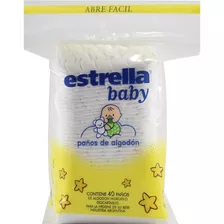 Paños De Algodón Estrella Baby X 40 Un