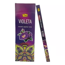 Incenso Indiano Taj Violeta - 25 Caixas Com 8 Varetas Cada