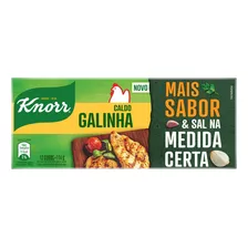 Caldo Em Tablete Galinha Knorr Mais Sabor Caixa 114g 12 Unidades