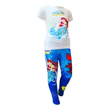 Conjunto Niña Varios Personajes Moda Playera Leggings