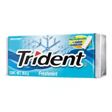 Goma De Mascar Trident Sabor Freshmint 18 Pzas