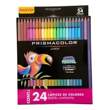Set 24 Lapices De Color Prismacolor Jr. Colores Pastel