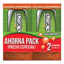  Pack X2 Shampoo Anticaspa Medicasp Ketoconazol 1g 130ml C/u