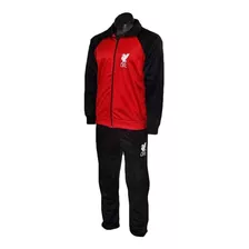 Agasalho Masculino Jaqueta Calça Liverpool Vermelho/preto