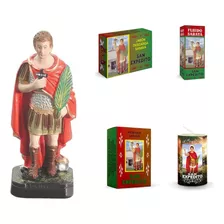 Figura Imagen San Expedito 20cm En Kit De 5 Unidades 