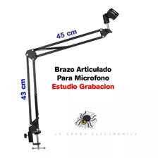 Soporte Brazo Articulado Para Microfono Estudio Grabacion