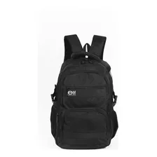 Mochila Elf Porta Notebook Espalda 3652a Negro 28l Oficina