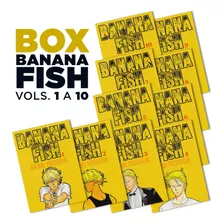 Box Mangá Banana Fish Volume 01 Ao 10 Lacrado Em Português
