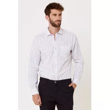 Camisa Hombre Clasica Daniel Hechter Tucson Lino Algodón