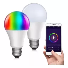 Lampara Led Rgb Wi-fi Google Home Alexa Luz Smart Life E27 ® Luz Blanco Cálido