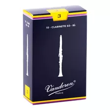 Caña Vandoren Para Clarinete 3 Cr1030 (10 Unidades)