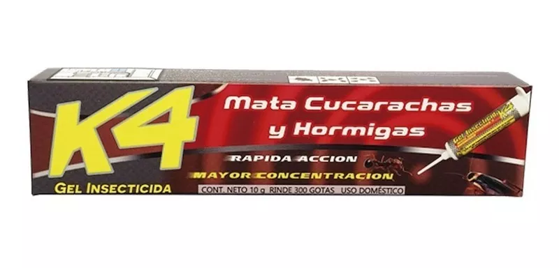 Mata Cucharachas Hormigas K4 - G A $2433