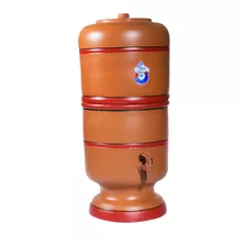 Filtro De Barro Purificador Água 6 Litros+vela Tripla Ação