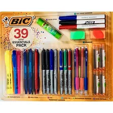 Bic Essentials Juego De 39 Piezas Bic 39 Piezas De Escritura