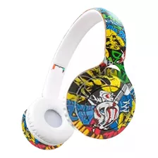 Auricular Vincha Bluetooth Z08 Micro Sd Radio Fm Dimm Color Graffiti Oscuro