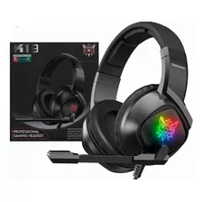 Audífonos Gamer Onikuma K19 Negro Con Luz Rgb Envio Gratis