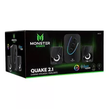 Parlante Subwoofer Monster Games Quake 2.1 G