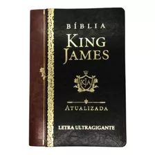 Bíblia King James Atualizada Letra Ultragigante Luxo Preta