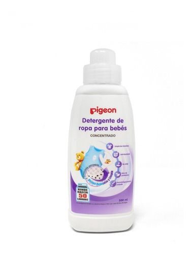 Detergente De Ropa Para Bebés Pigeon 500 Ml 