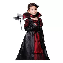 Fantasia Infantil Vampirinha Halloween Vestido E Acessórios