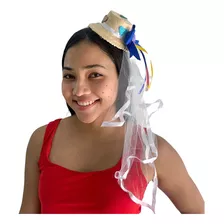 Acessório Mini Chapéu De Palha Festa Junina Noivinha Arraiá