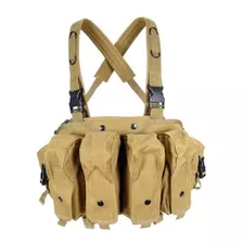 Mochila Pechera Porta Cargador Sistema Molle Bolsa De Police