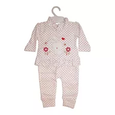 Conjunto 2 Piezas Bebe Nena - Jardin Rojo