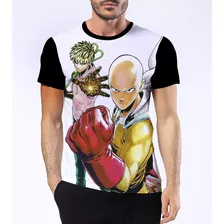 Camiseta Camisa Genos Robô One Punch Man Saitama Anime Hd 3