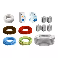 Kit De Electricidad Domiciliaria Cables Normalizados