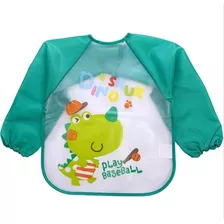 Babero Delantal Impermeable Para Bebes