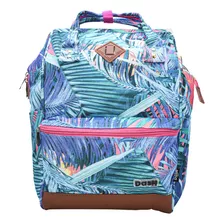 Mochila Juvenil Urbana Hojas Estampado Ds19bp98 Dash