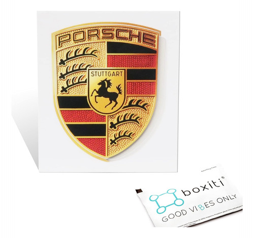 Porsche Adhesivo Con Logotipo De Cresta (2.559pulgadax 2.087 Foto 5