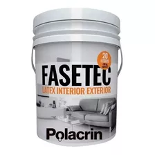 Pintura Lavable Blanco Mate Polacrin 20 Lts Fasetec