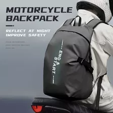 Mochila Para Casco Negra Para Motorizado Contra Agua