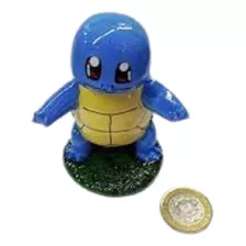 Adorno Pokemon Squirtle Resina 7 Cm Fragata Acuario Peces